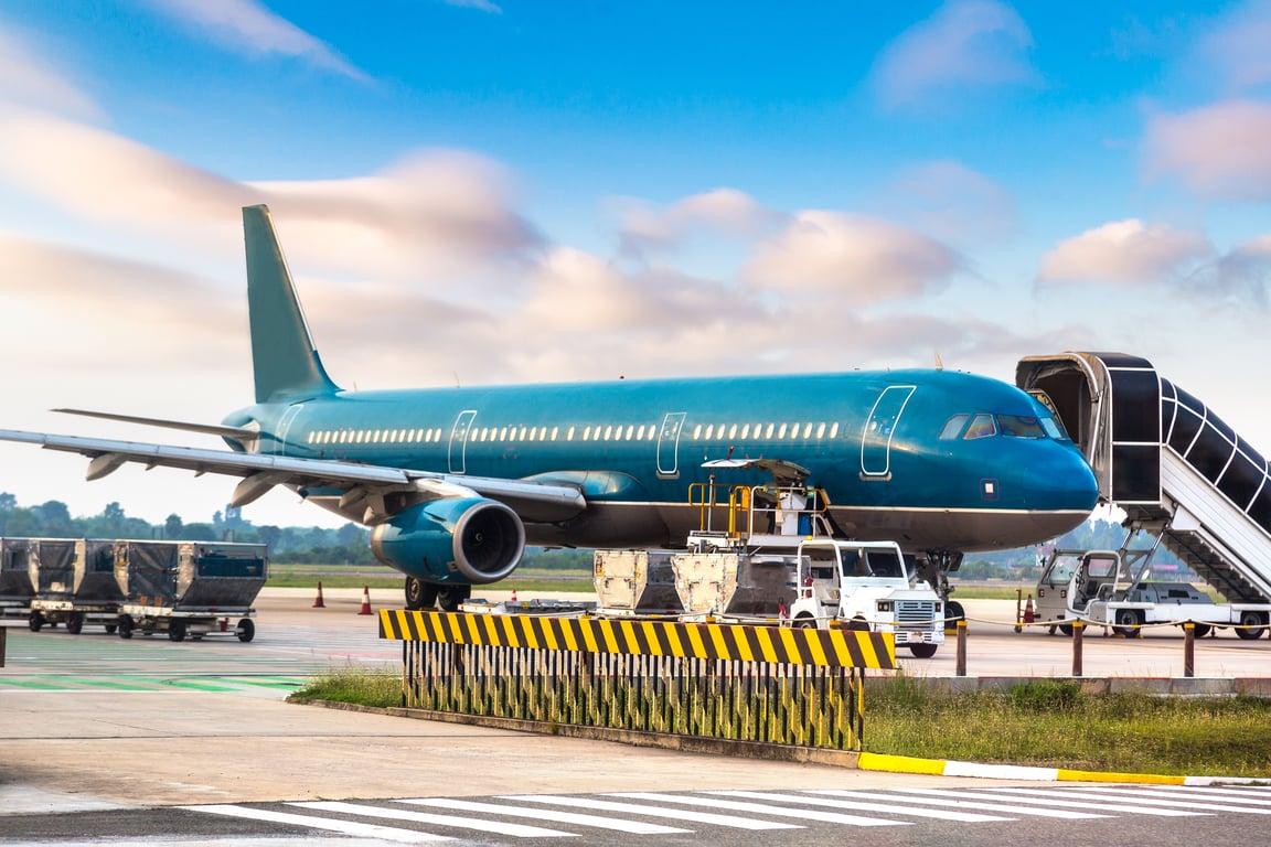 Vietnam Airlines' Aircraft at Hanoi Airport